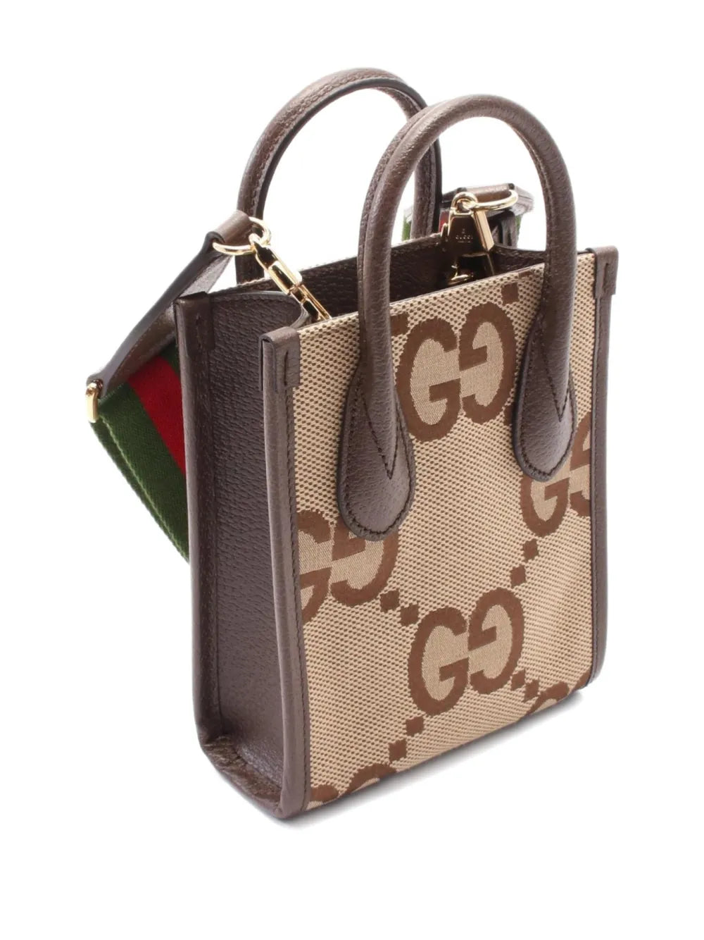 Pre-OwnedGucci Pre-Owned2010s Jumbo GG leather tote bag
