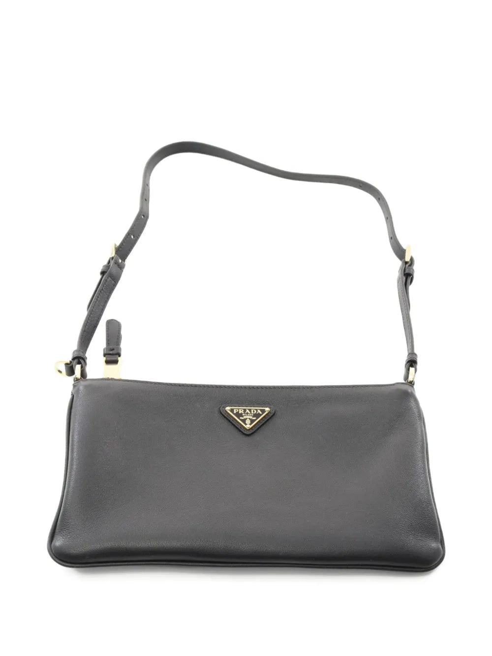 Pre-OwnedPrada Pre-Owned2020 logo-plaque leather bag