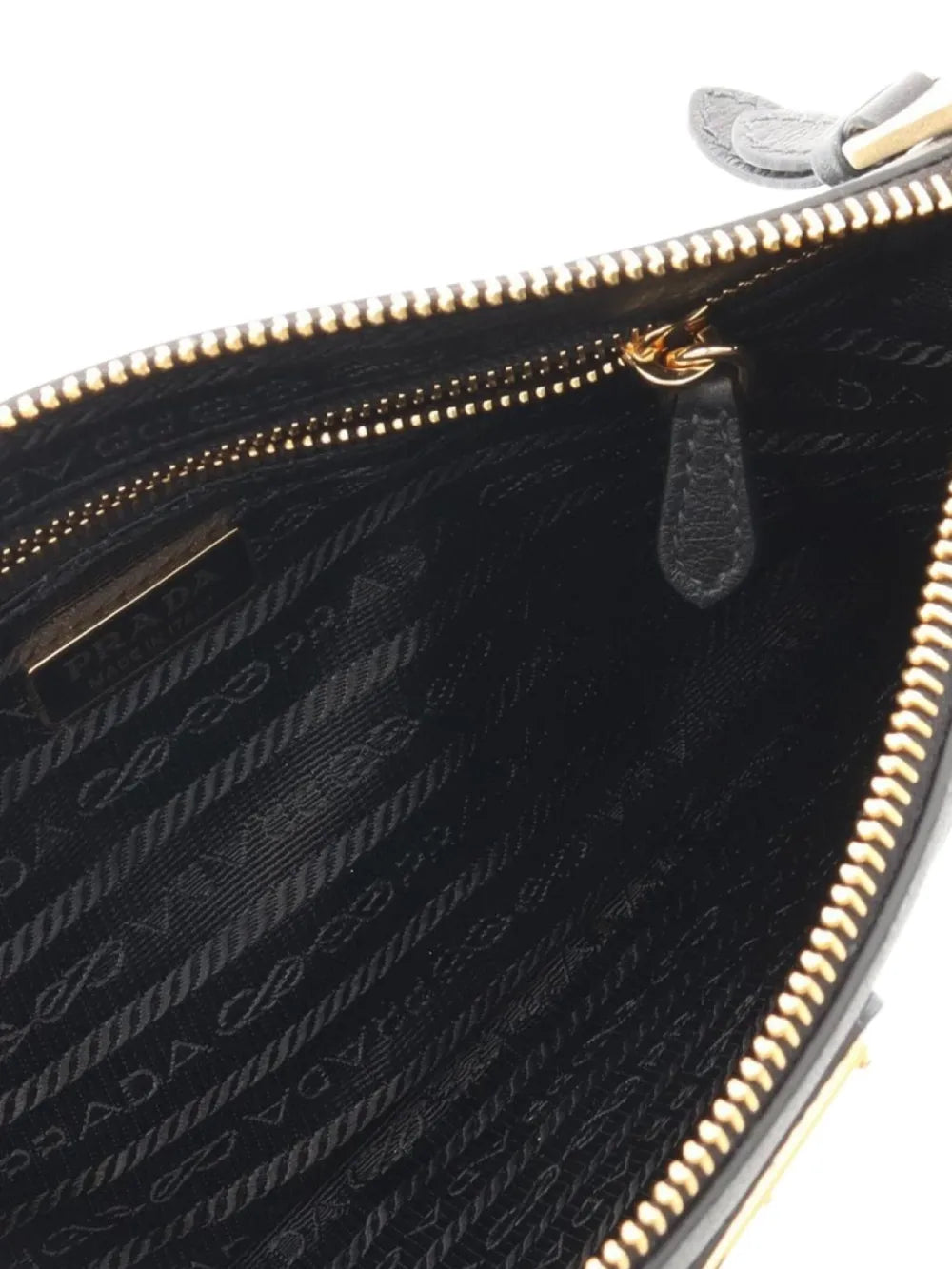 Pre-OwnedPrada Pre-Owned2020 logo-plaque leather bag