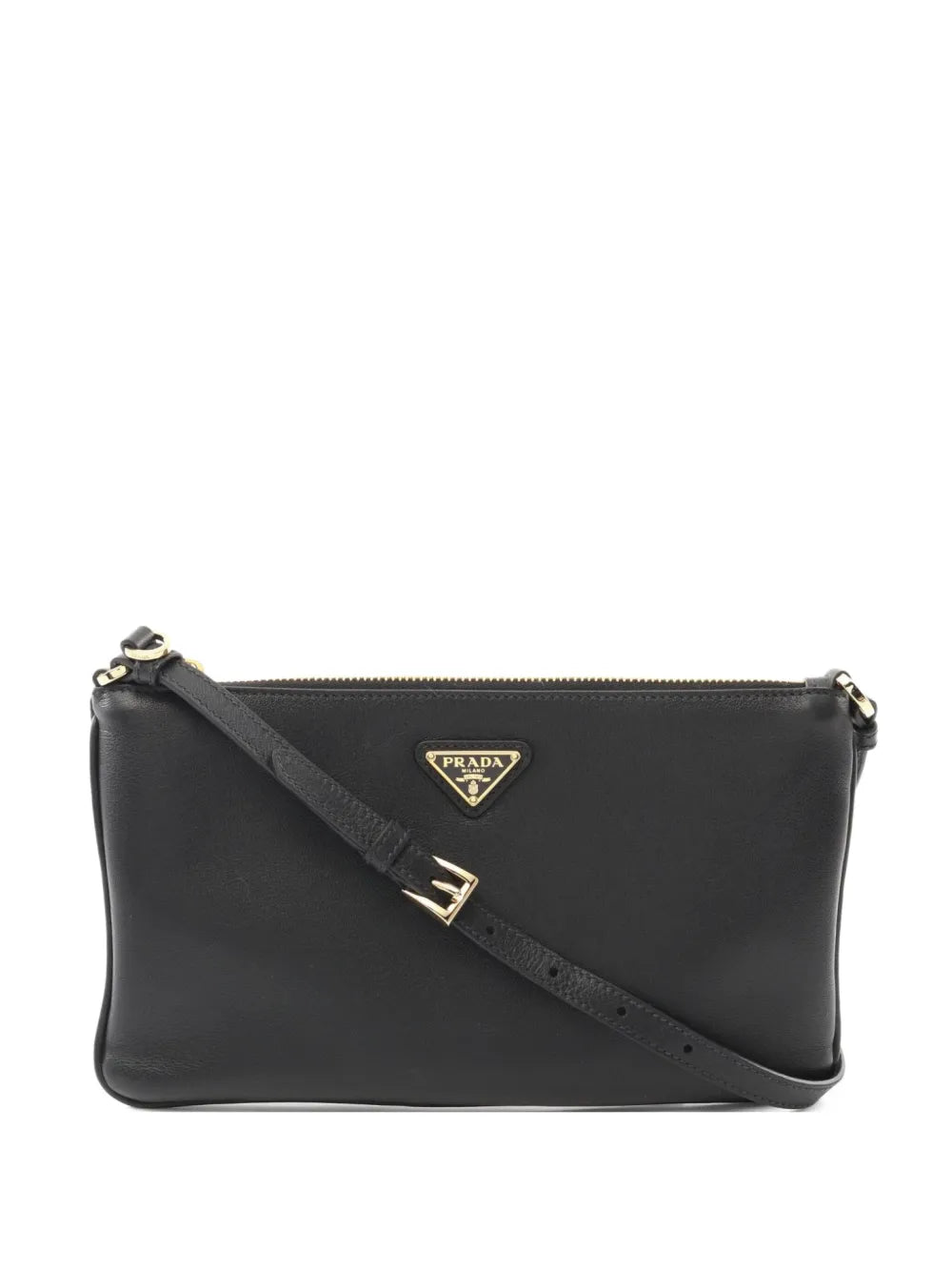 Pre-OwnedPrada Pre-Owned2020 logo-plaque leather bag