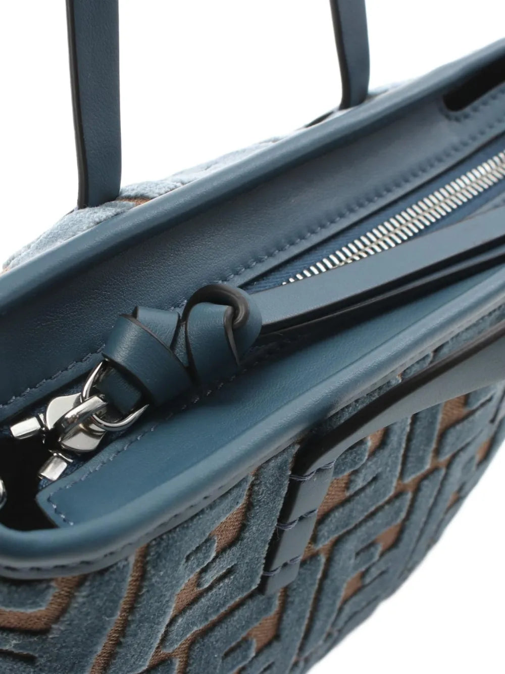 Pre-OwnedFendi Pre-Owned2020s mini Velor tote bag