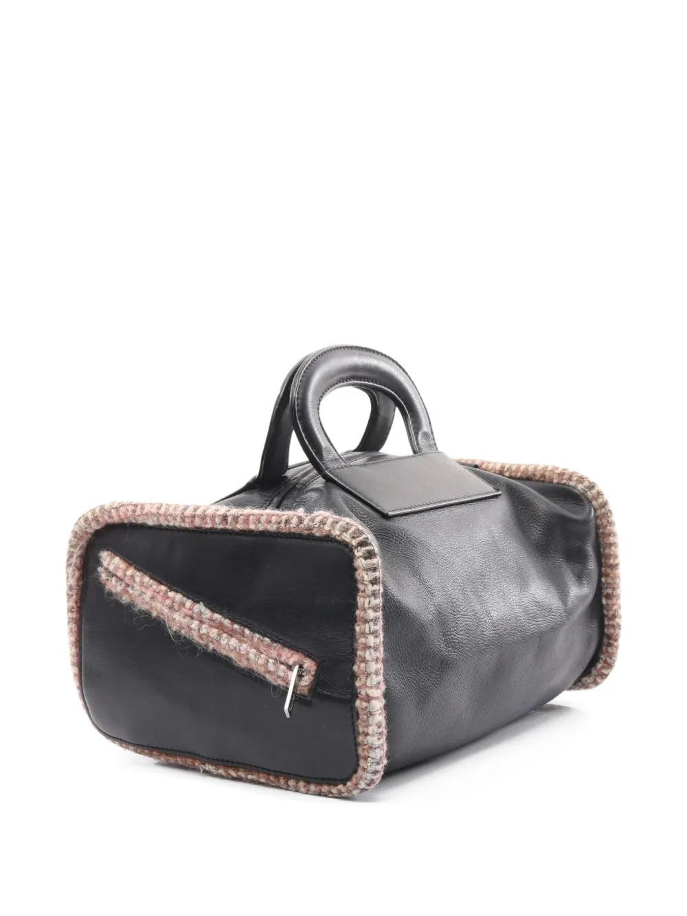 Pre-OwnedCHANEL Pre-Owned2003-2004 tweed-trim tote bag