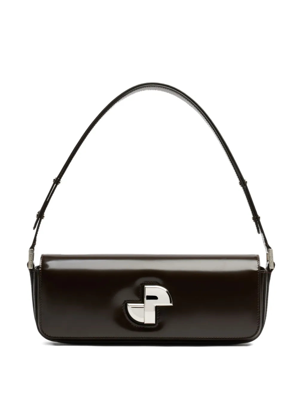 PatouLe Lock leather shoulder bag