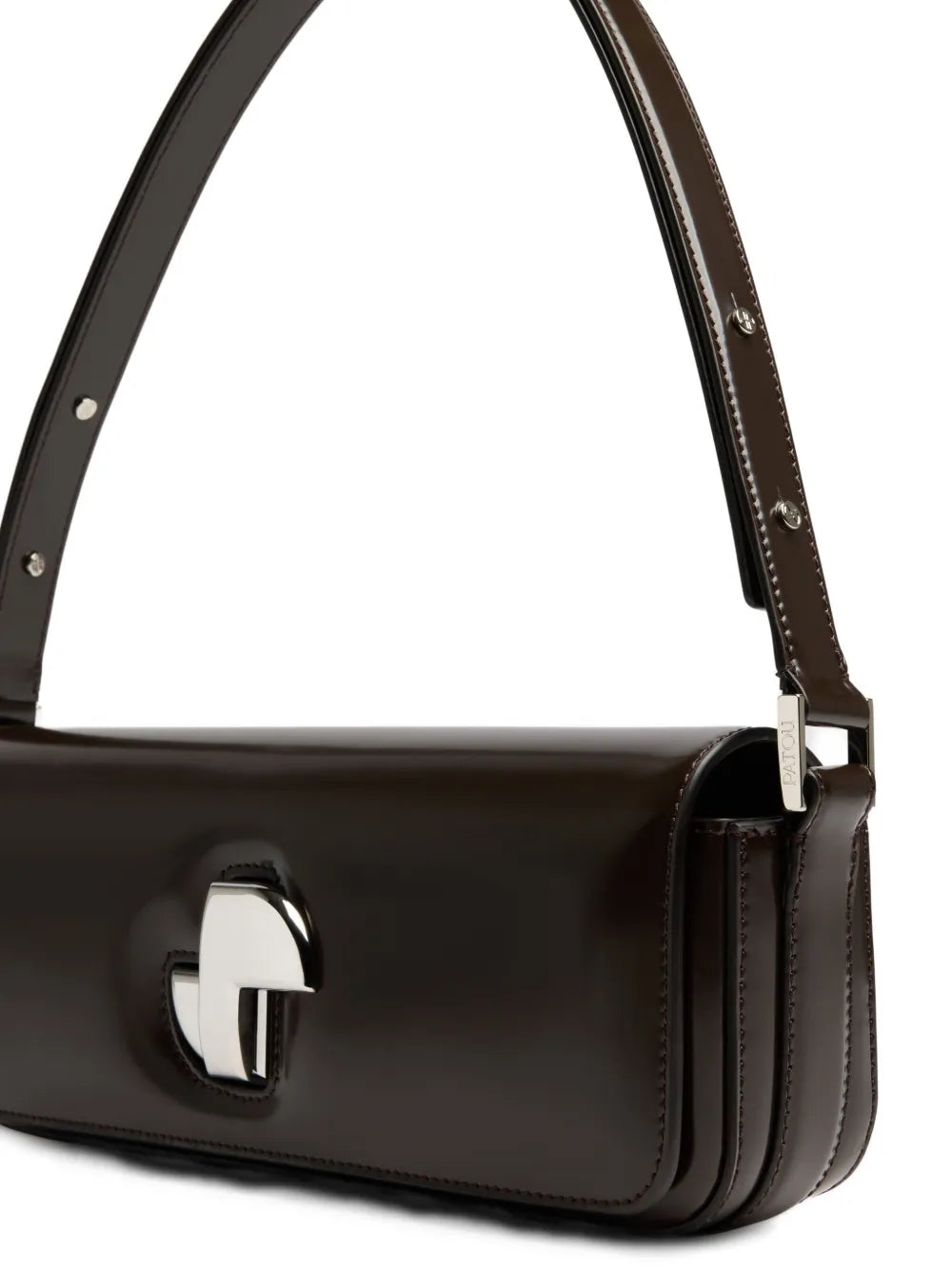 PatouLe Lock leather shoulder bag