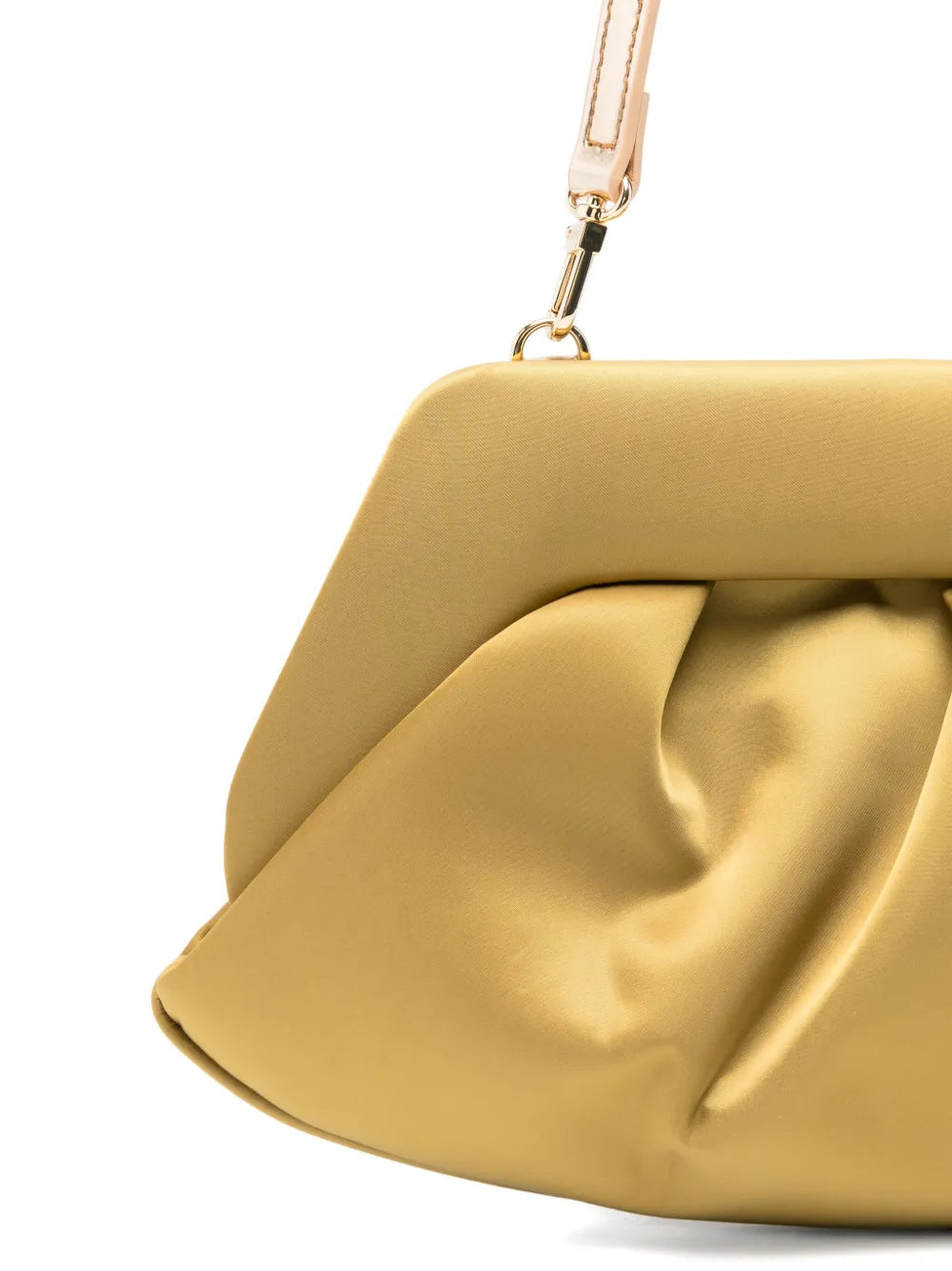 Themoir?athered clutch bag