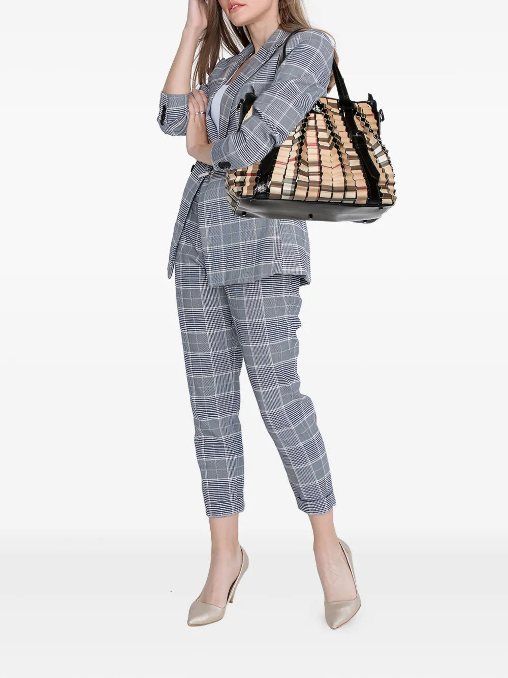 Pre-OwnedBurberry Pre-OwnedHouse Check ruched shoulder bag