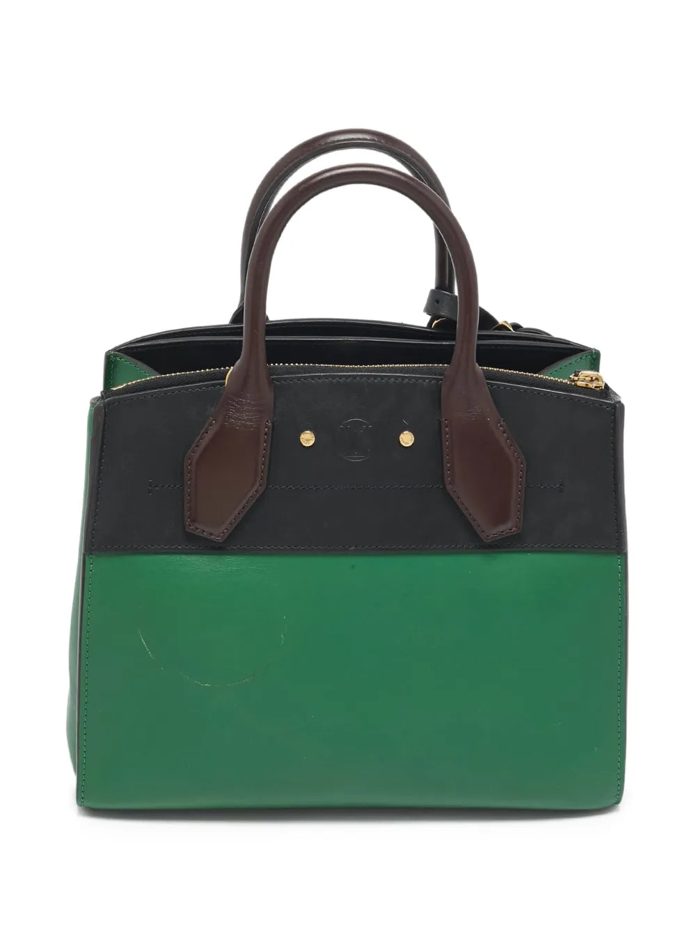 Pre-OwnedLouis Vuitton Pre-Ownedpadlock leather tote bag