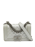 Pre-OwnedCHANEL Pre-Owned2024 mini Boy Chanel quilted-leather shoulder bag