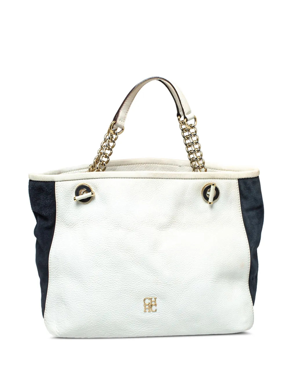 Pre-OwnedCarolina Herrera Vintageleather chain tote bag