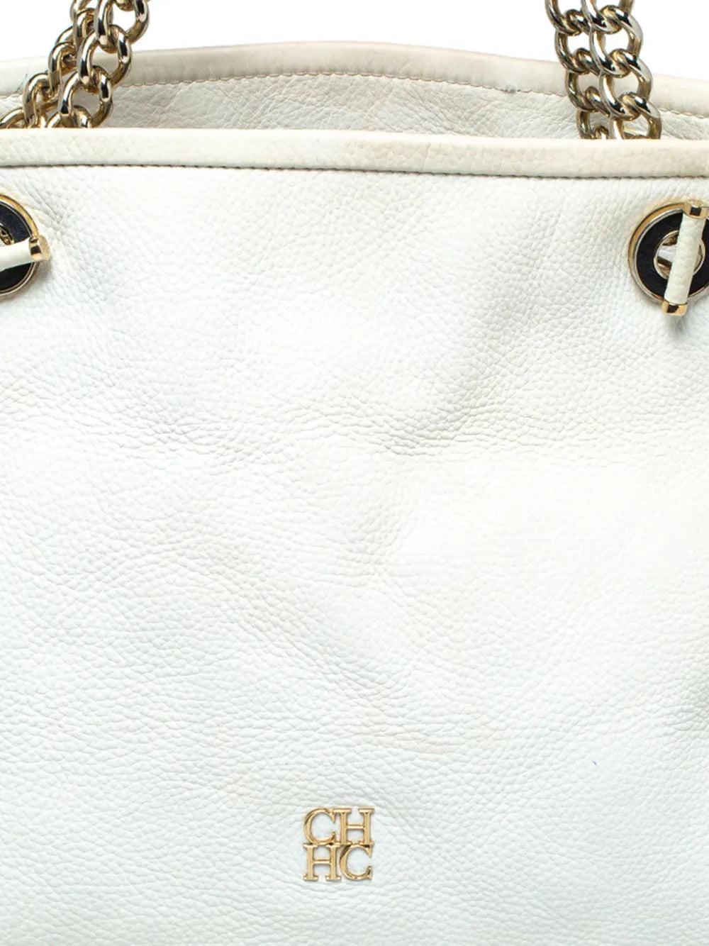 Pre-OwnedCarolina Herrera Vintageleather chain tote bag