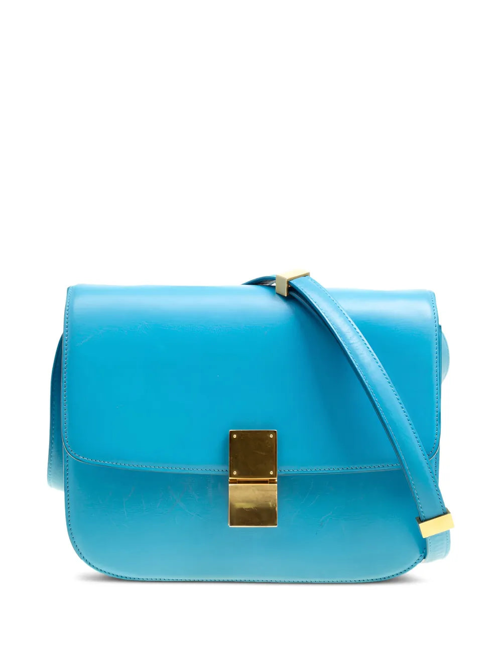 Pre-OwnedCeline Pre-Ownedleather flap shoulder bag