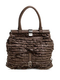 Pre-OwnedValentino Garavani Pre-Ownedruffled tote bag