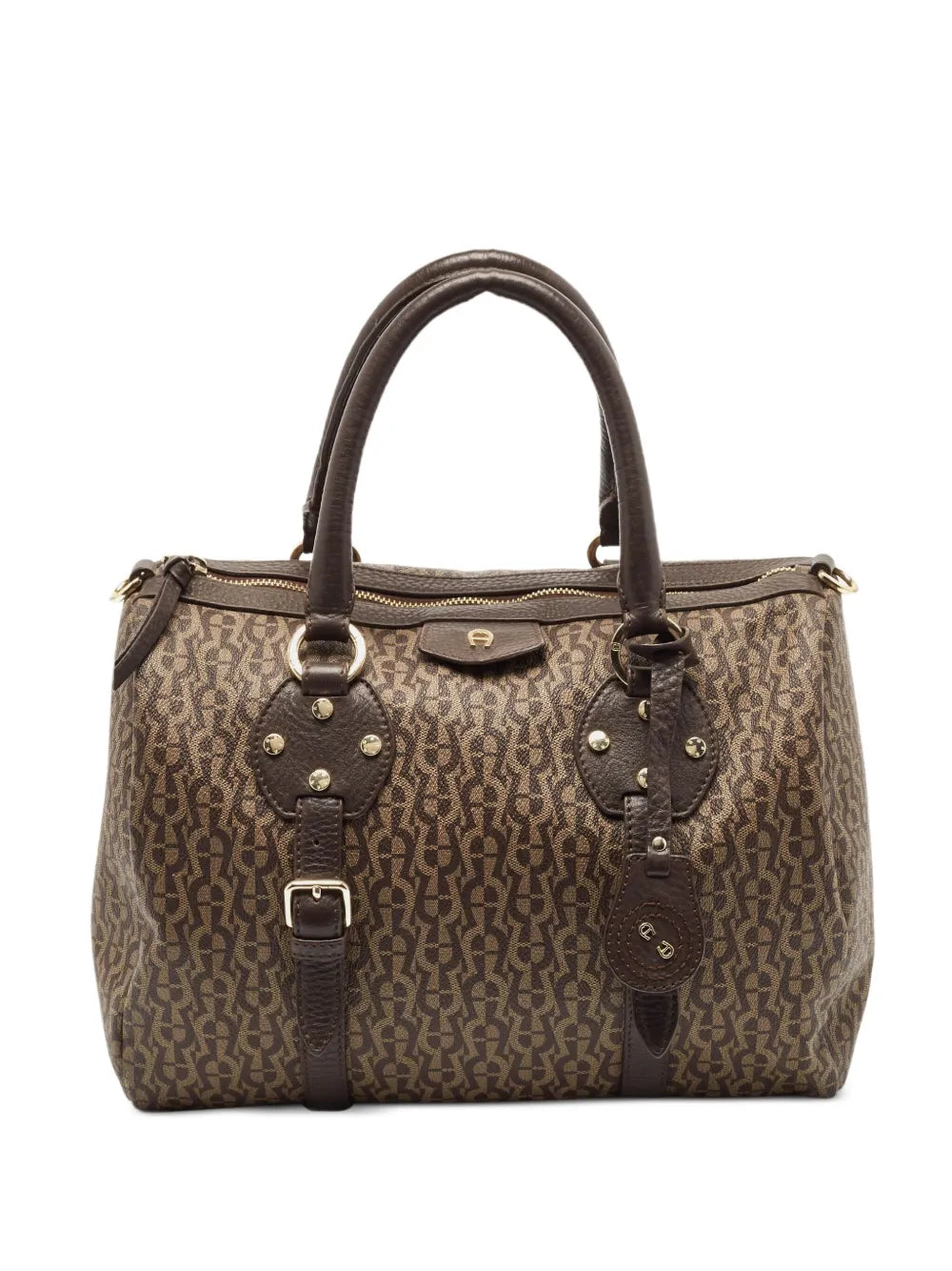Pre-OwnedAigner Vintagecanvas tote bag