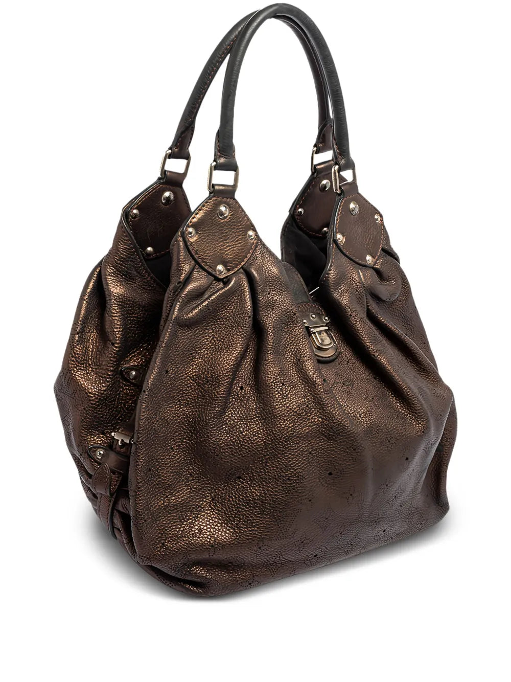 Pre-OwnedLouis Vuitton Pre-Ownedtextured leather slouchy shoulder bag
