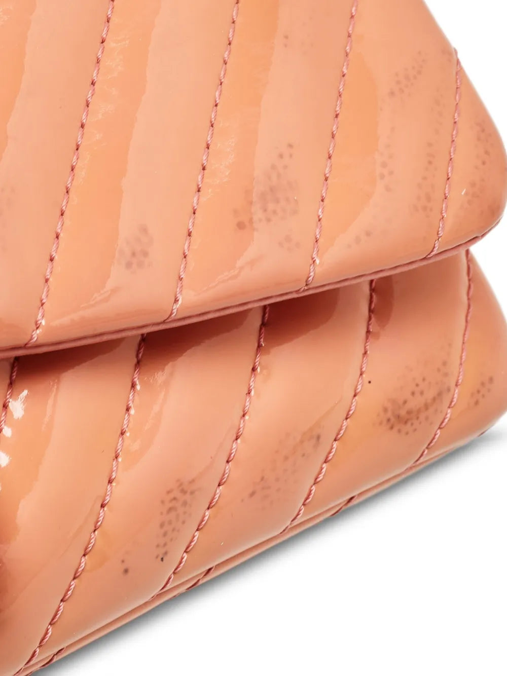 Pre-OwnedCHANEL Pre-OwnedPatent Leather Chevron Quilting Bag
