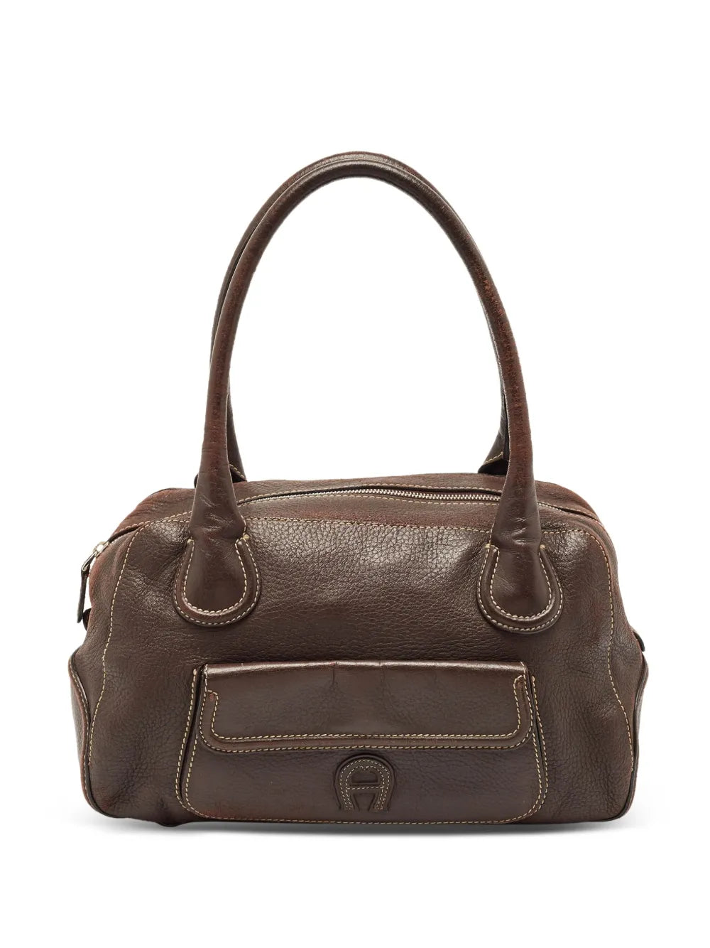Pre-OwnedAigner Kidspre-owned leather tote bag