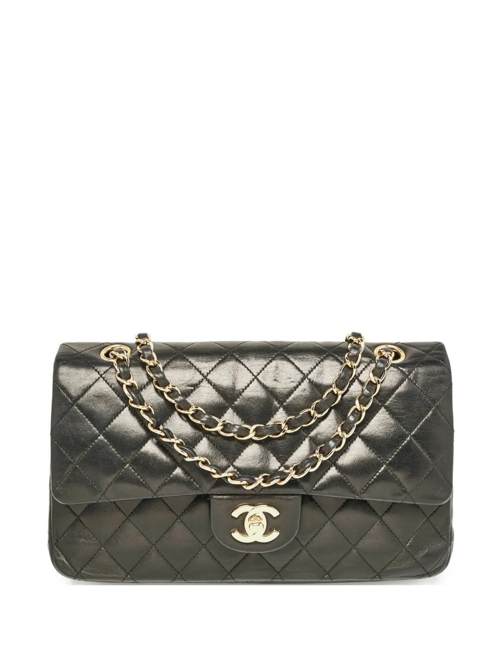 Pre-OwnedCHANEL Pre-OwnedDouble Flap quilted leather shoulder bag