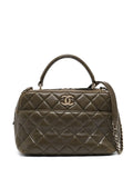 Pre-OwnedCHANEL Pre-Ownedquilted leather tote bag