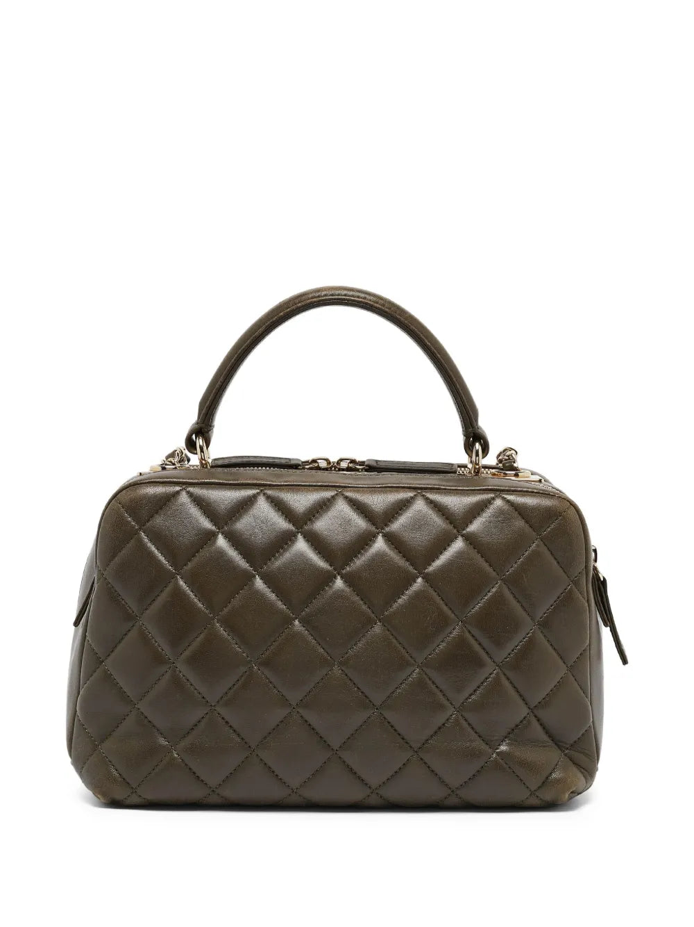 Pre-OwnedCHANEL Pre-Ownedquilted leather tote bag