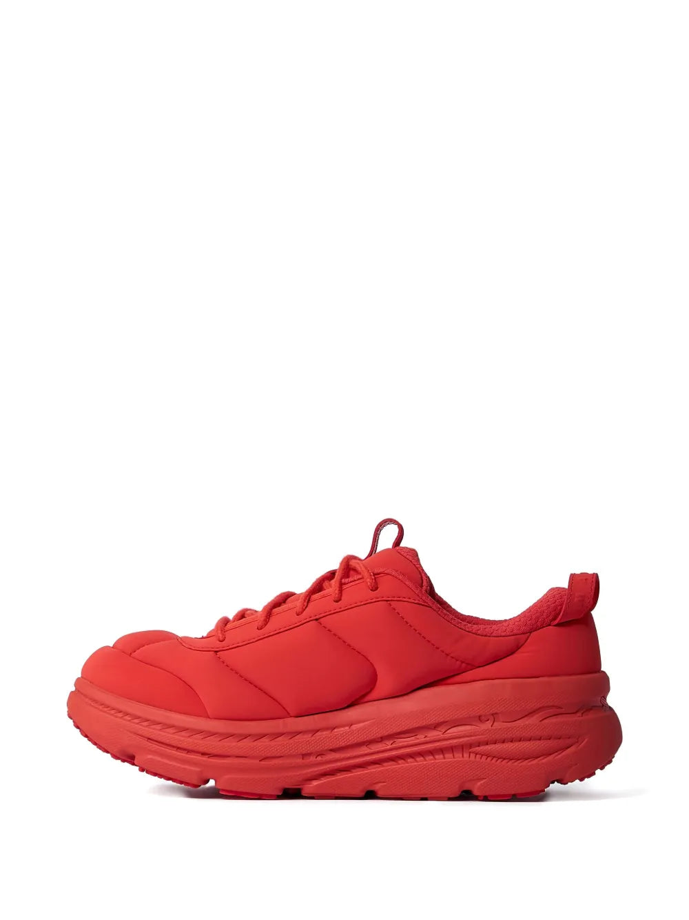 Hoka Bondi Quilted Lace-Up Sneakers