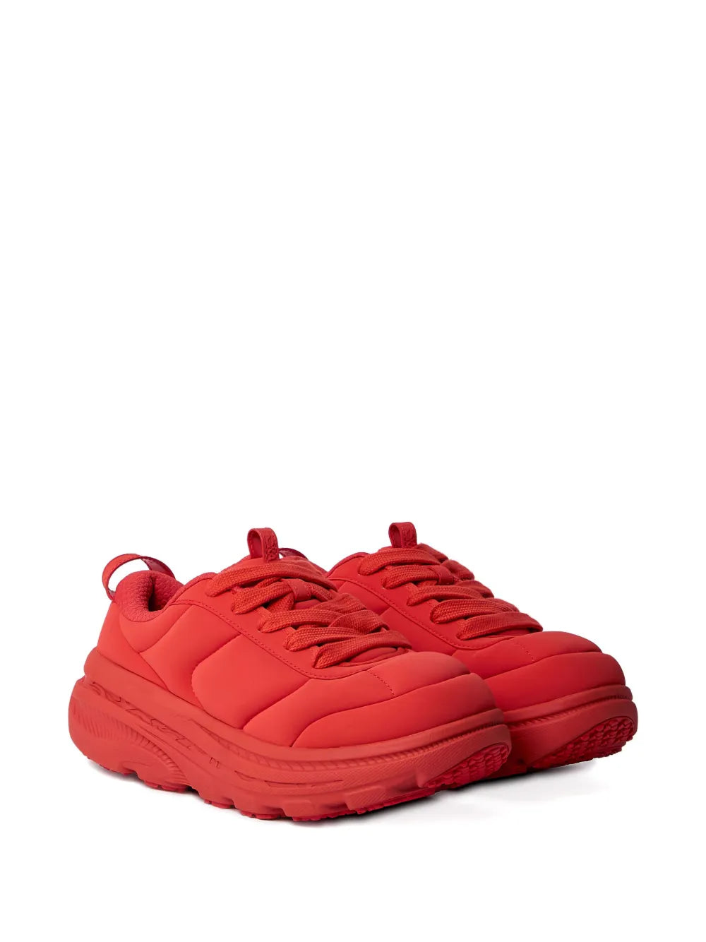 Hoka Bondi Quilted Lace-Up Sneakers