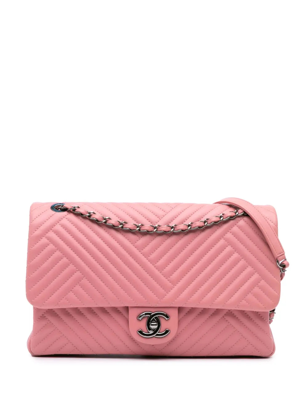 Pre-OwnedCHANEL Pre-Owned2015-2016 Medium Lambskin CC Crossing Flap shoulder bag