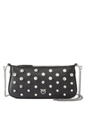 PINKOcrystal-embellished chain cross body bag