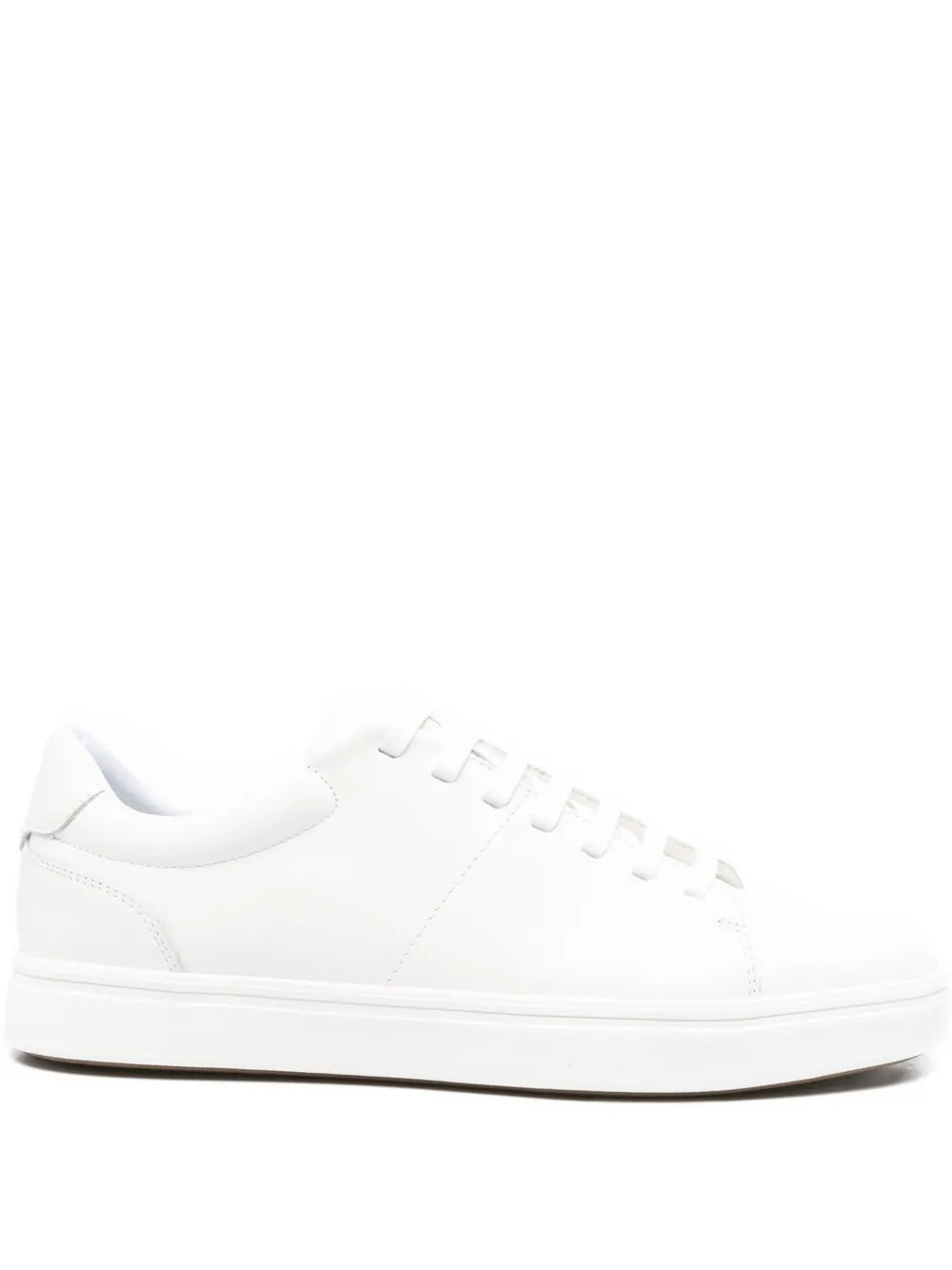 Geox Leather Lace-Up Sneakers