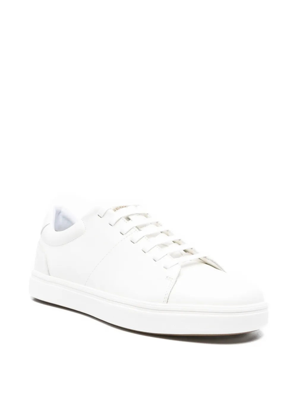 Geox Leather Lace-Up Sneakers