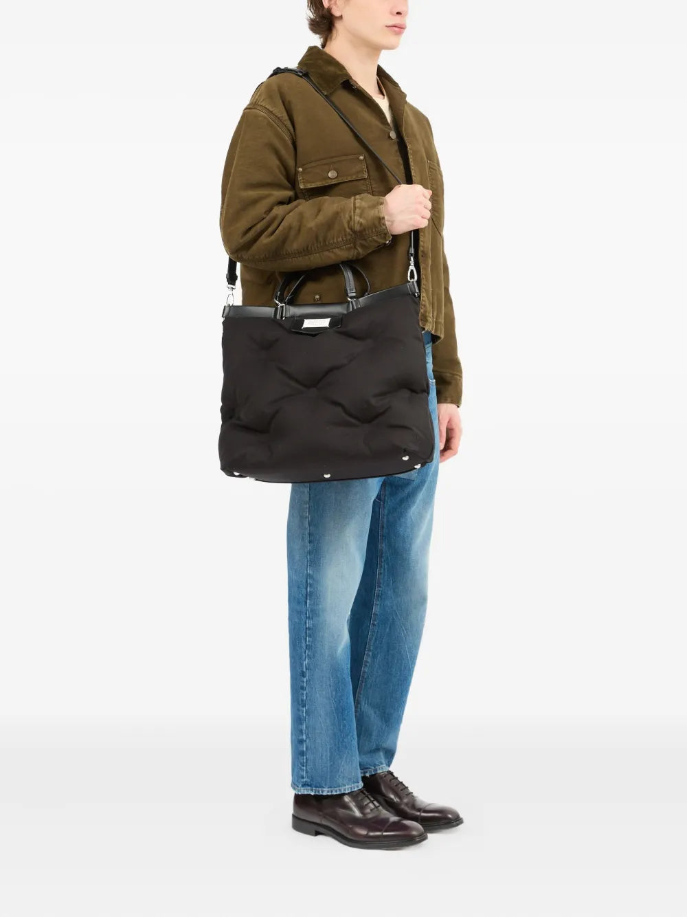 Maison MargielaGlam Slam quilted padded tote bag