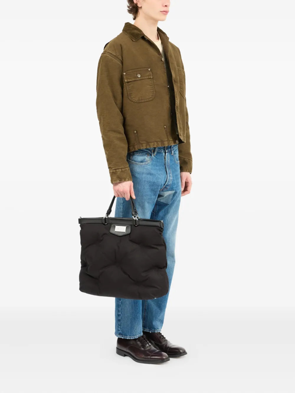 Maison MargielaGlam Slam quilted padded tote bag