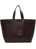 ANINE BINGlarge Rio logo-plaque leather tote bag