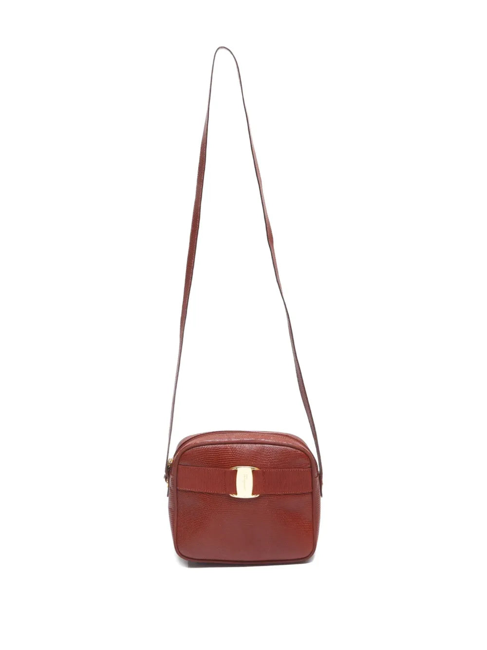 Pre-OwnedFerragamo Pre-Owned1990-2010 leather Vara shoulder bag