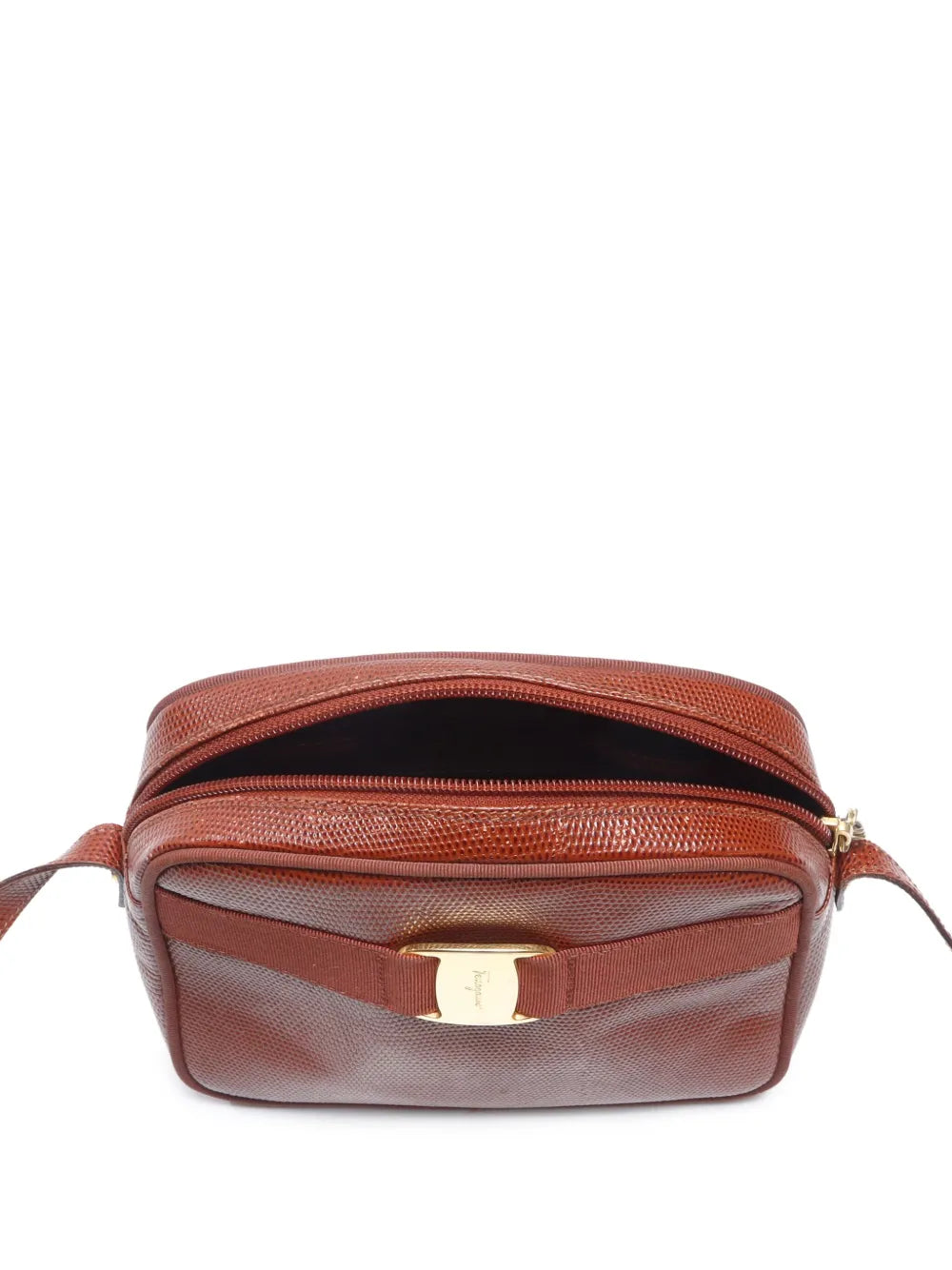 Pre-OwnedFerragamo Pre-Owned1990-2010 leather Vara shoulder bag