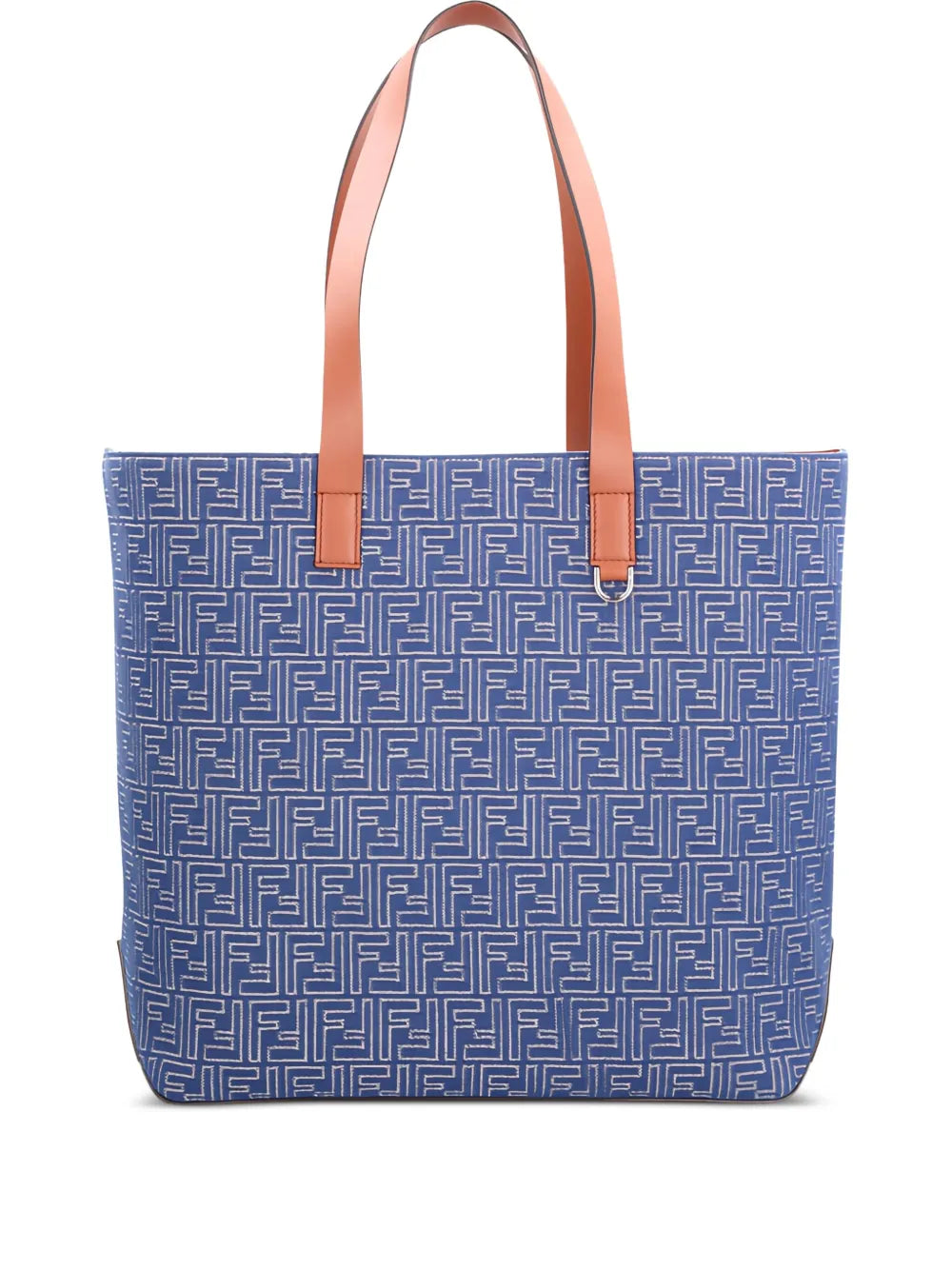 FENDImedium FF jacquard denim-effect tote bag