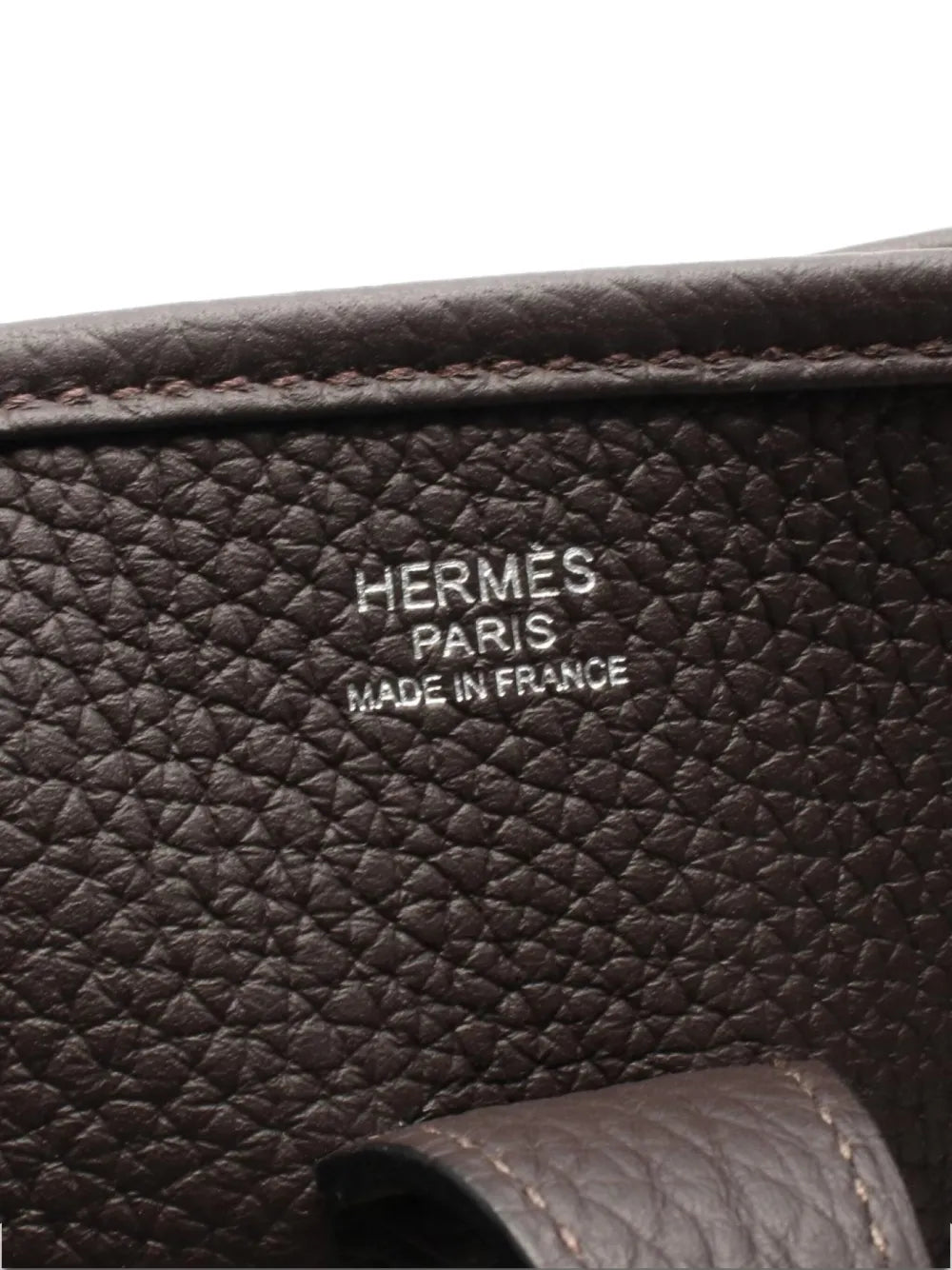 Pre-OwnedHermre-Owned2023 Evelyn III Troyes PM perforated logo shoulder bag