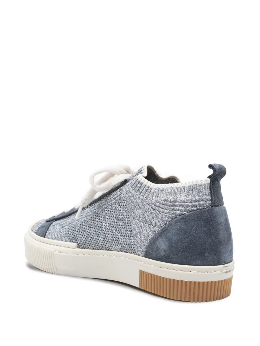 Eleventy Knitted-Upper Trainers