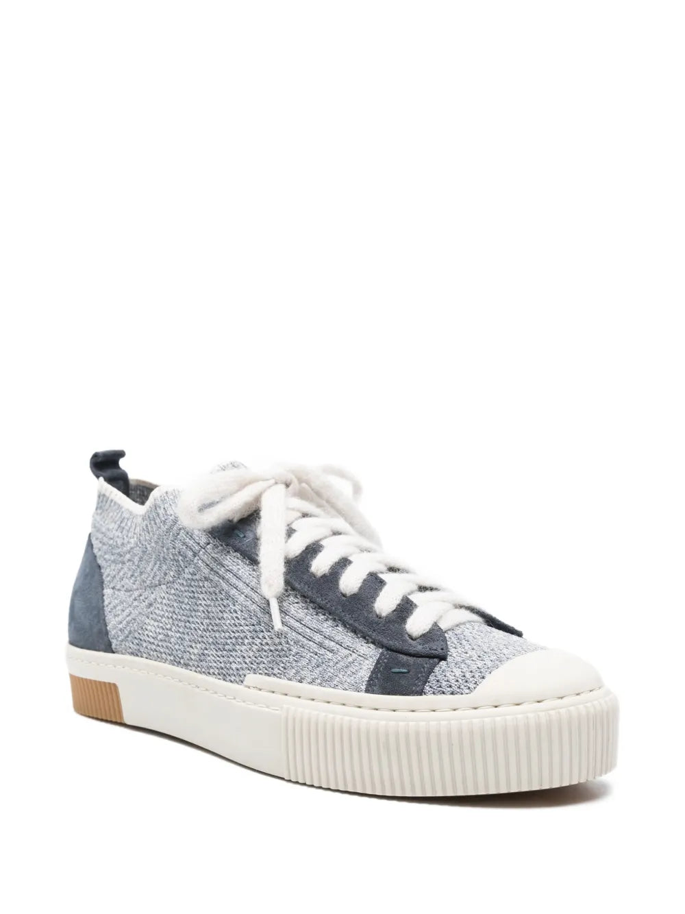 Eleventy Knitted-Upper Trainers