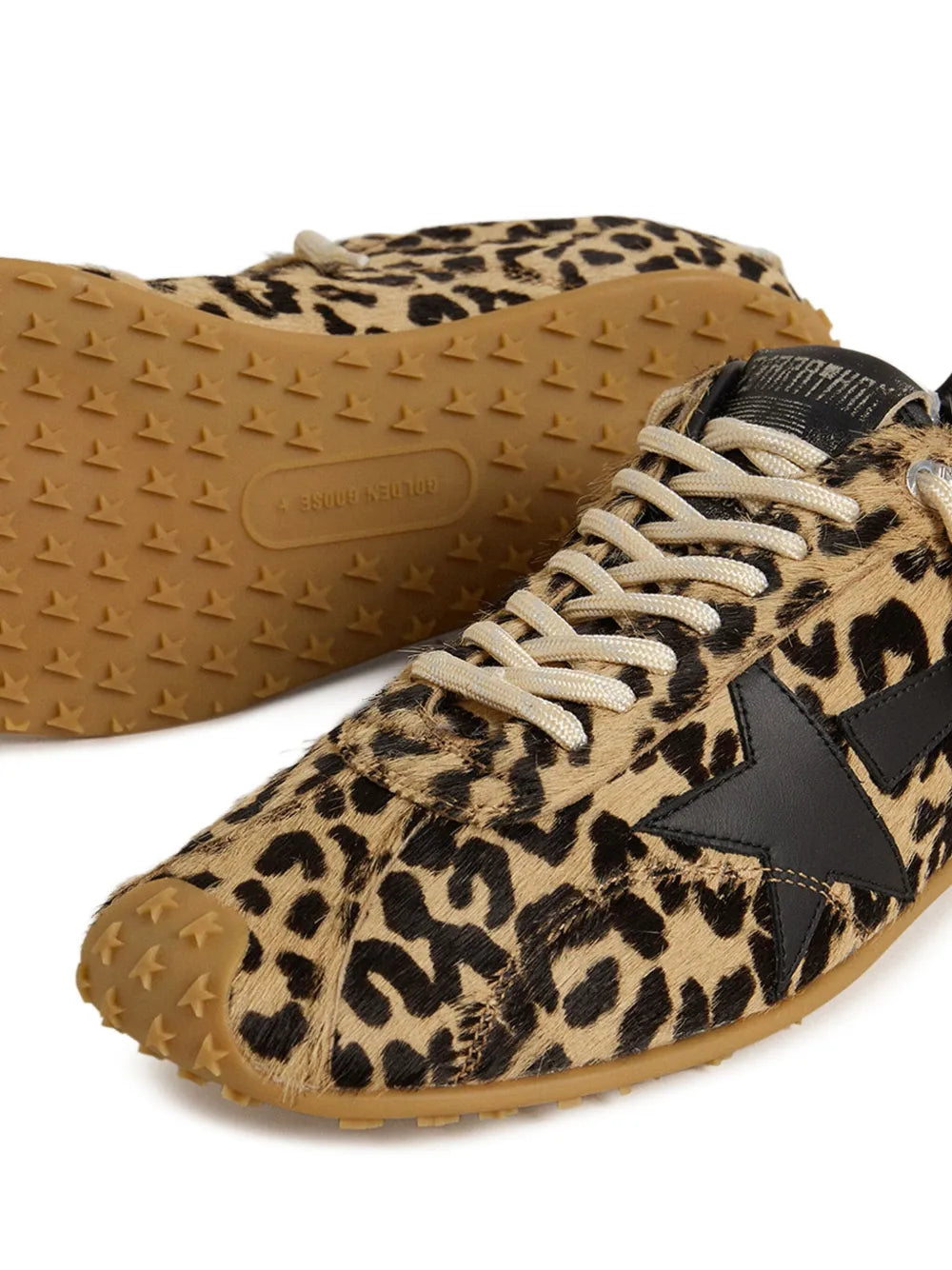 Golden Goose Marathon Speed Leopard-Print Sneakers
