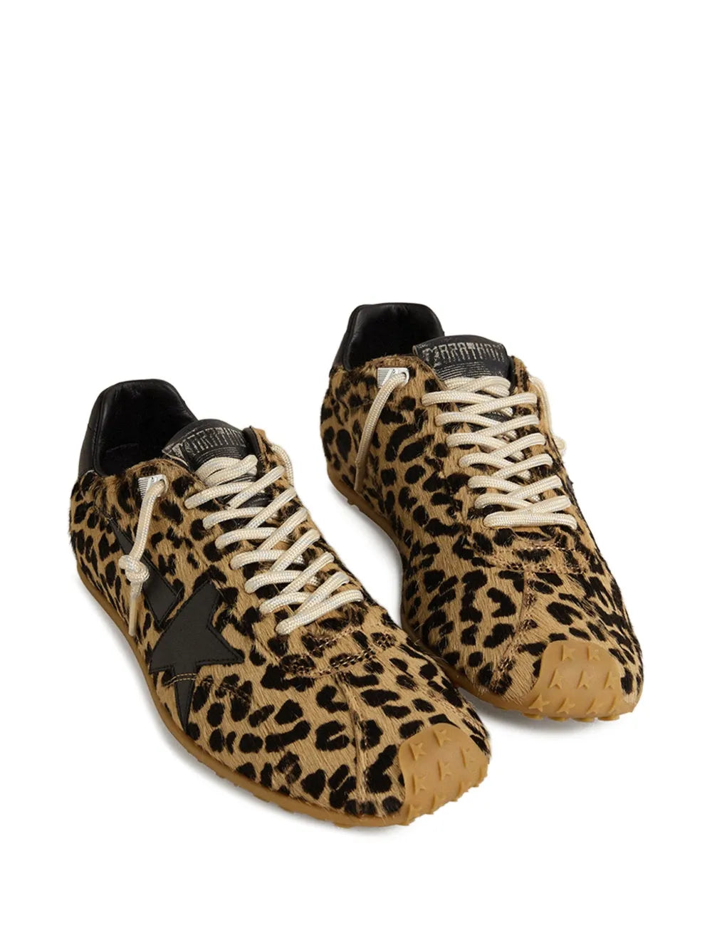 Golden Goose Marathon Speed Leopard-Print Sneakers