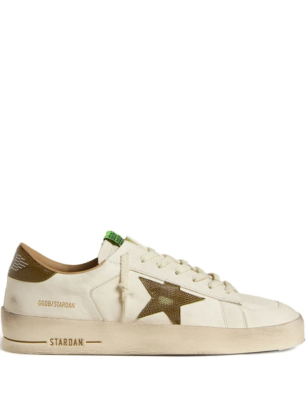 Golden Goose Stardan Star-Printed Leather Sneakers