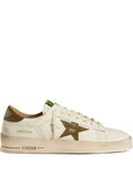 Golden Goose Stardan Star-Printed Leather Sneakers
