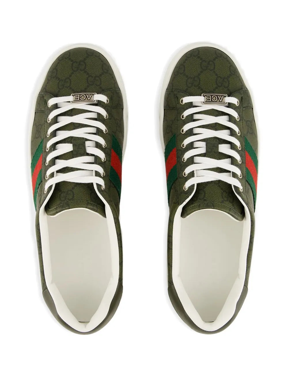 Gucci Ace Gg Supreme Lace-Up Sneakers