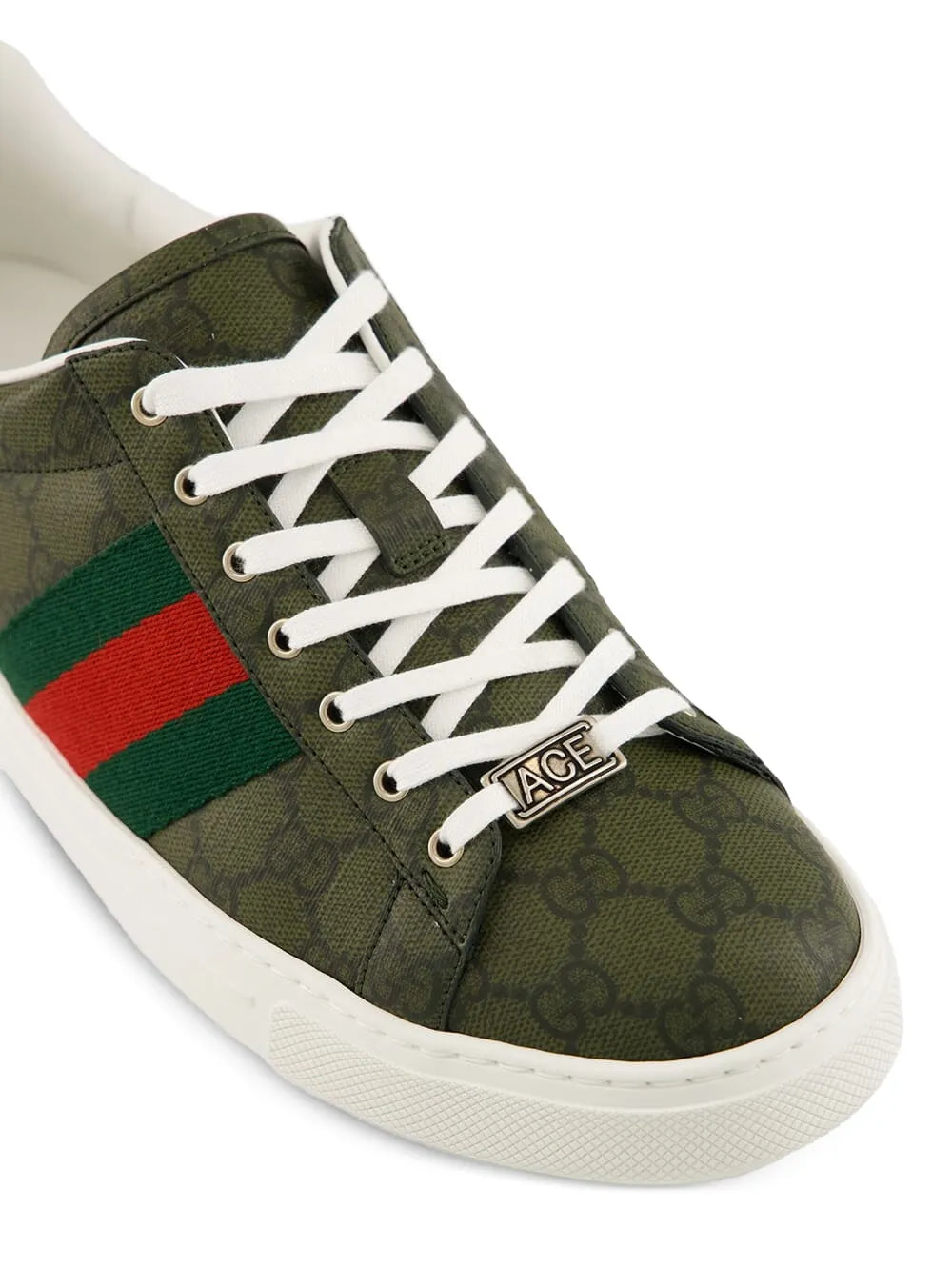 Gucci Ace Gg Supreme Lace-Up Sneakers