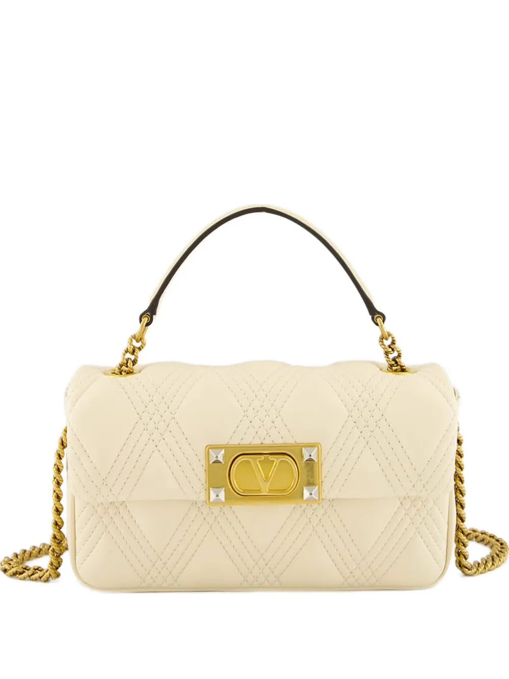 Valentino GaravaniQuiltie 67 leather shoulder bag