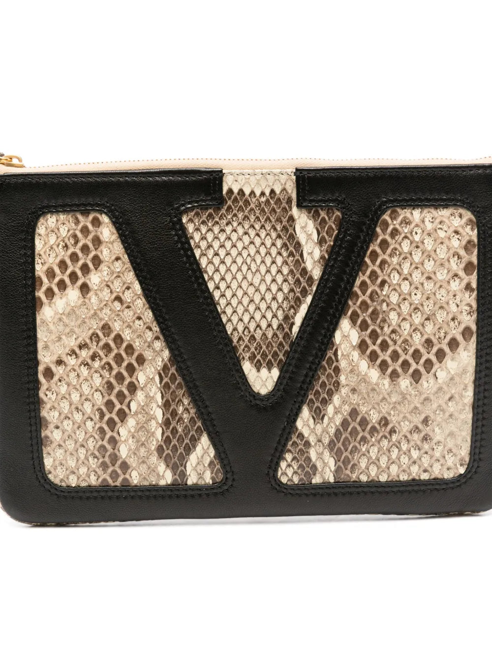 Valentino GaravaniViva Superstar leather clutch bag
