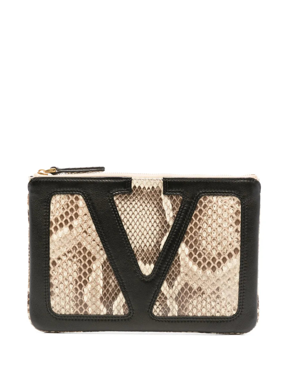 Valentino GaravaniViva Superstar leather clutch bag