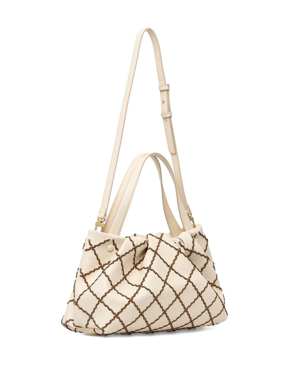 Themoir?thena diamond-pattern tote bag