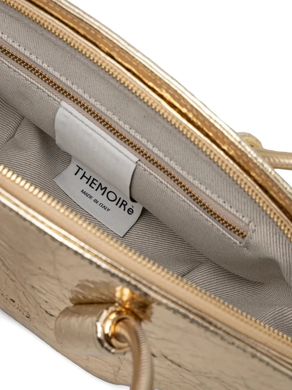 Themoir?limpia metallic tote bag