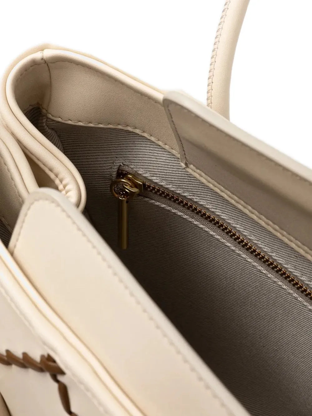 Themoir?iamond-pattern tote bag